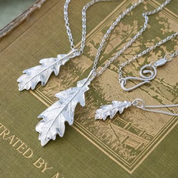 Notion Jewellery oak leaves all square